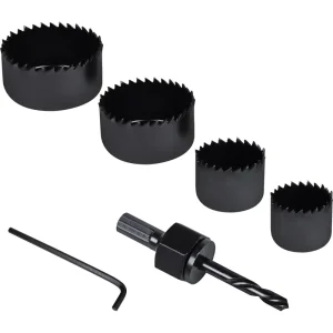 Kit de Serras Copo com Broca Piloto 5 peç Worker