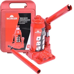 Macaco Hidráulico Garrafa com Maleta 2 Toneladas Worker