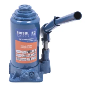 Macaco Hidráulico Tipo Garrafa 10 Toneladas RioSul Tools