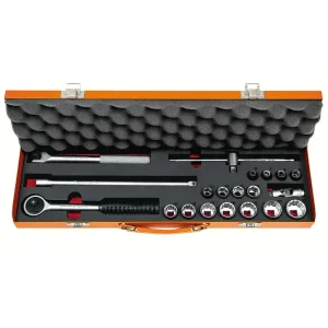 Maleta com Soquete e Acessórios PRO 20 Peç Tramontina 