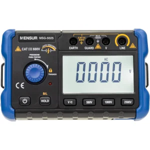 Megôhmetro Digital MSG-5025 600V 2,5V Mensur