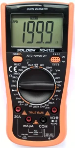 Multímetro Digital MD-6122 Solden