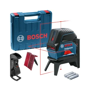 Nível a Laser 5/8” 15m Vermelho GCL 2-15 com Maleta Bosch