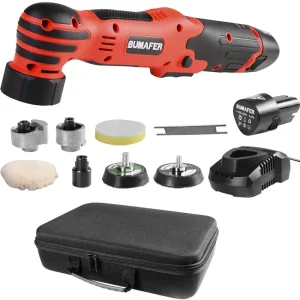 Politriz Automotiva Nano Hibrina 80W 12V com 13 Peç Bumafer