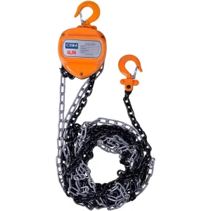 Talha Manual de Corrente TC 500 Kg 3 metros Csm