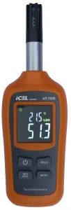 Termo-Higrômetro Digital HT-7035 Ponto de Orvalho e Bulbo Úmido Icel
