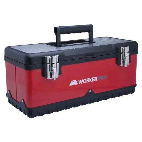 工具 Caixa de ferramentas metálica Worker 15 polegadas para obras