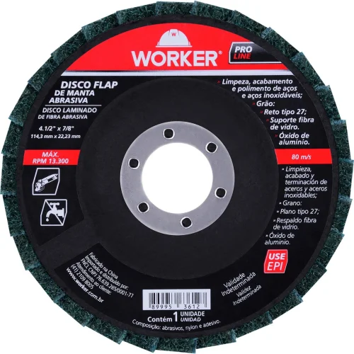 Disco Flap de Aço Curvo Grão 80 115MM BOSCH OFERTA
