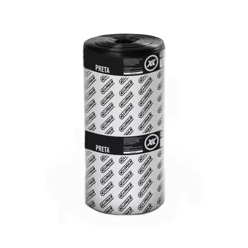 Lona preta Lonax 6x100m 60Kg 100 micras resistente