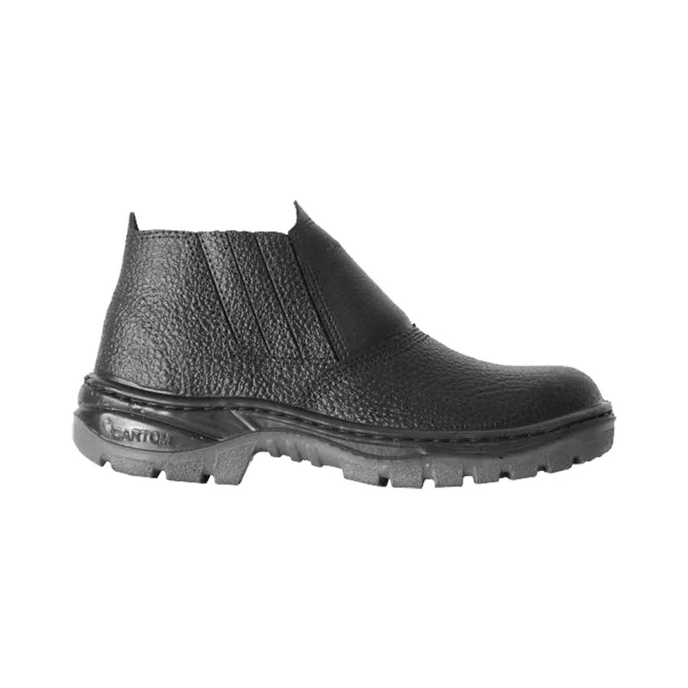 Botina Raspa N41 Bi Calcados Cartom Elastico Biq Aco