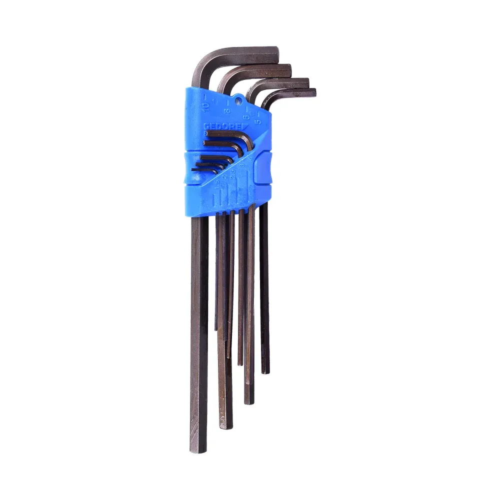 CHAVE ALLEN LONGA JOGO DE 1,5 A 10 MM 9 PEÇ GEDORE 012303FK