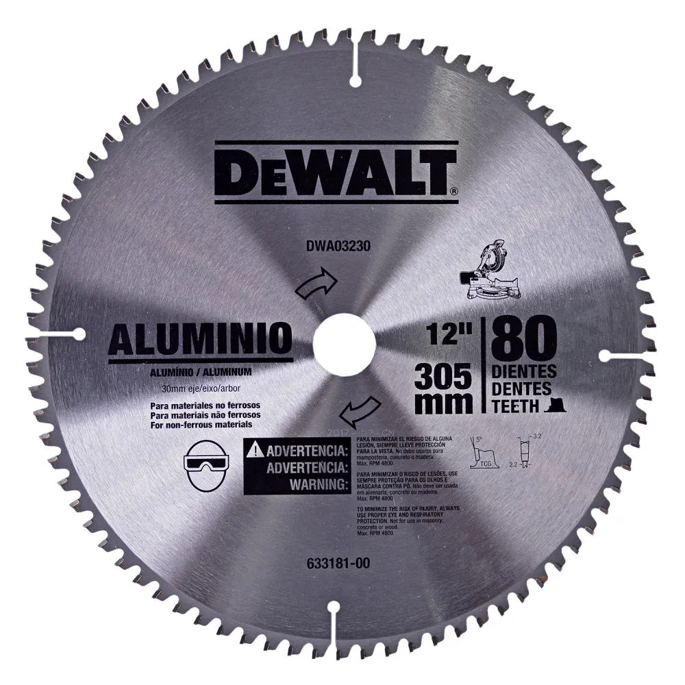 Disco de Serra Esquadria 12 Dewalt Qualidade