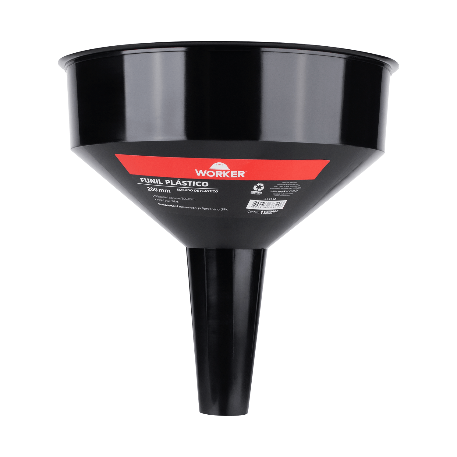 funai 32
v型 Funil Plástico 200MM Worker OFERTA