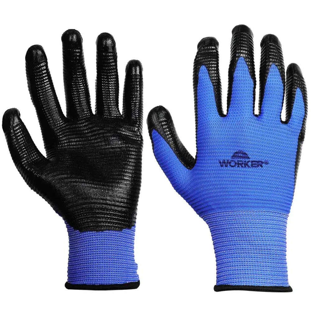 Luva de Segurança Nitrílica Worker WK23 10” GG