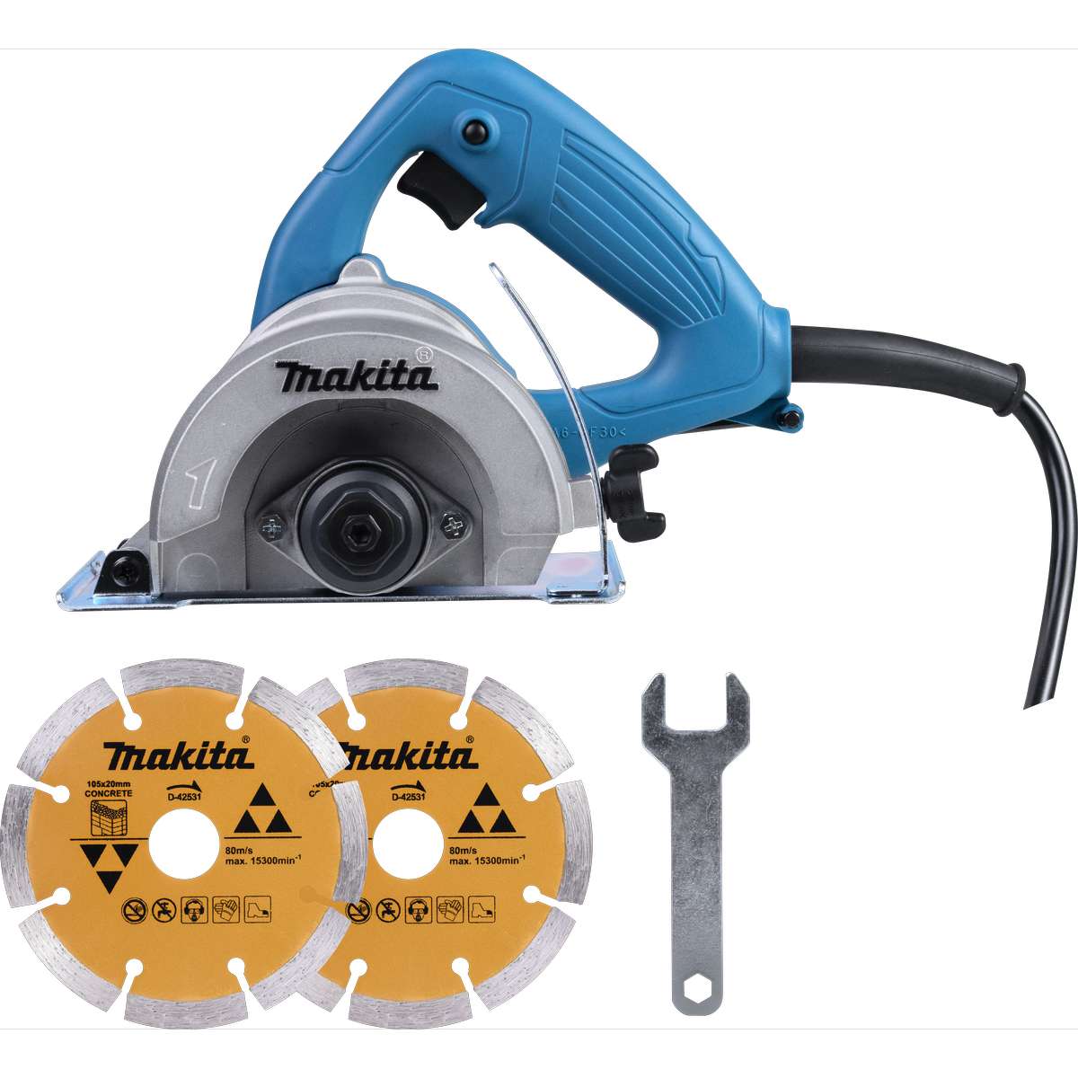 Serra mármore Makita 4100NH3ZX2 1300W para construção
